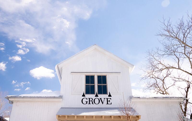 Grove exterior sign