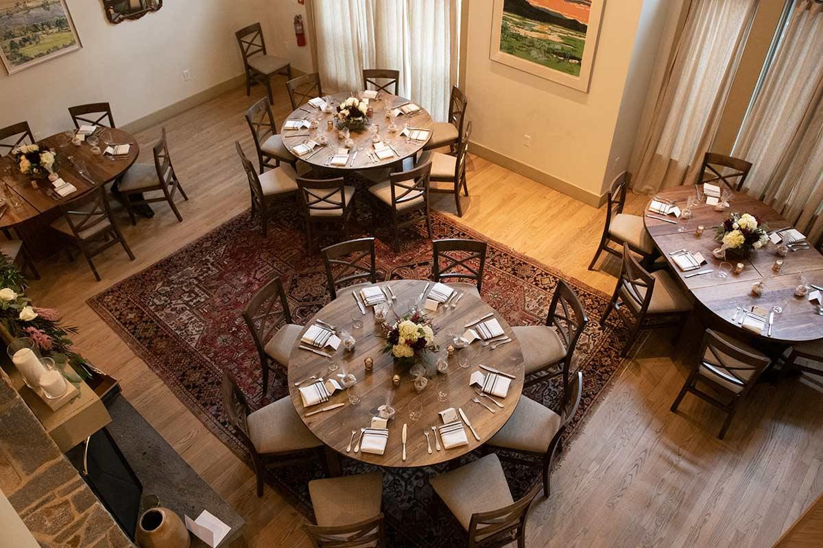 An interior view of a restaurant
