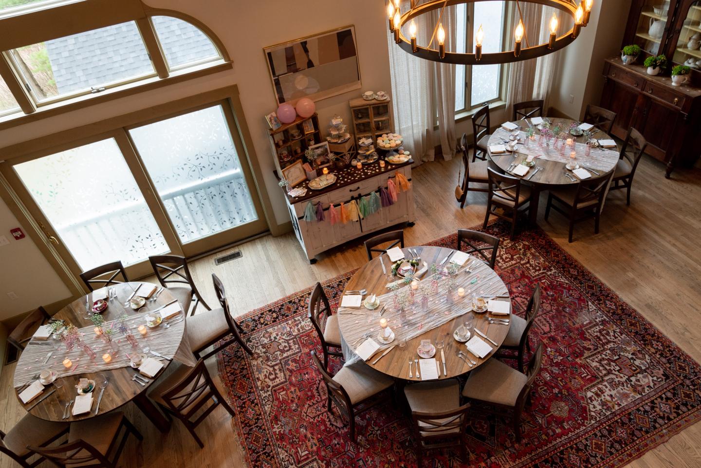 An interior view of a restaurant