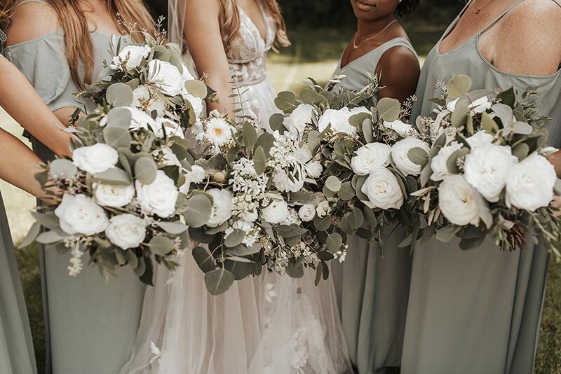 Bridesmaids flowers