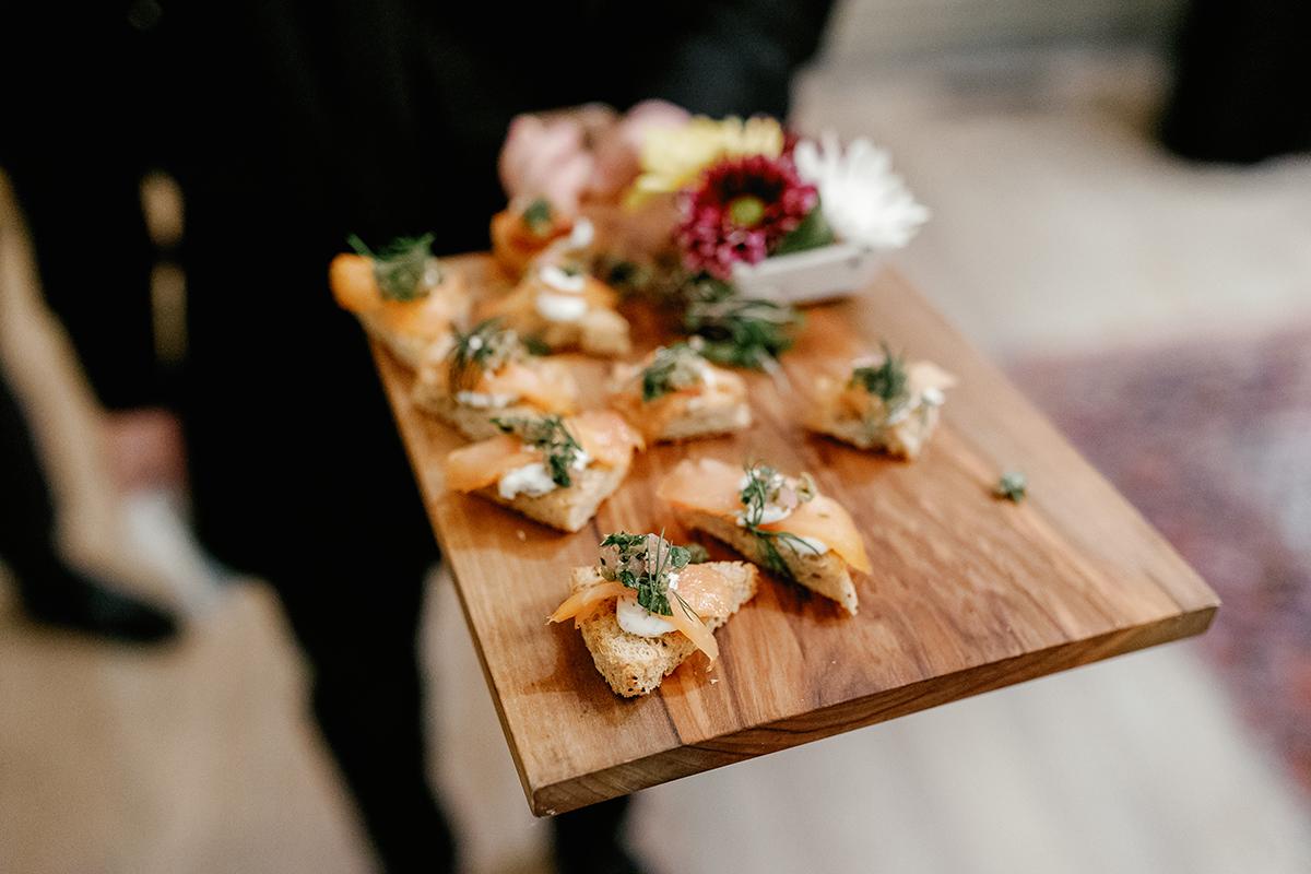 salmon bite appetizer