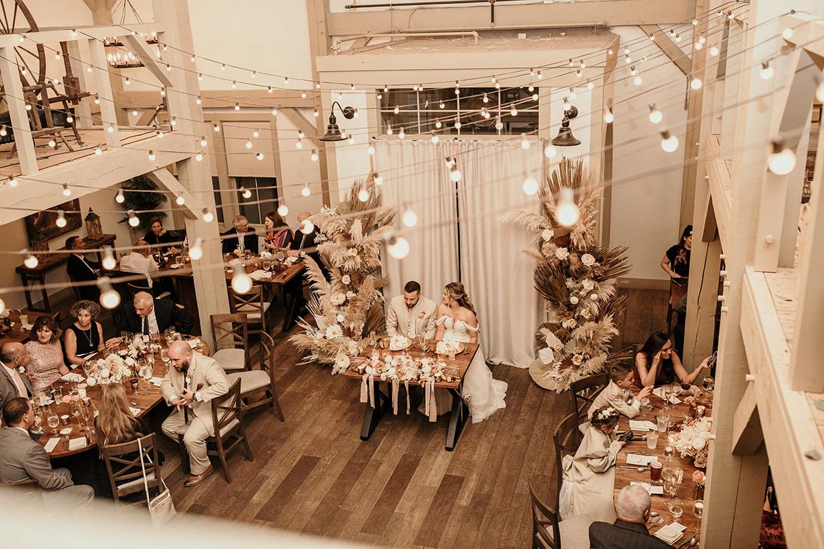 reception with guests