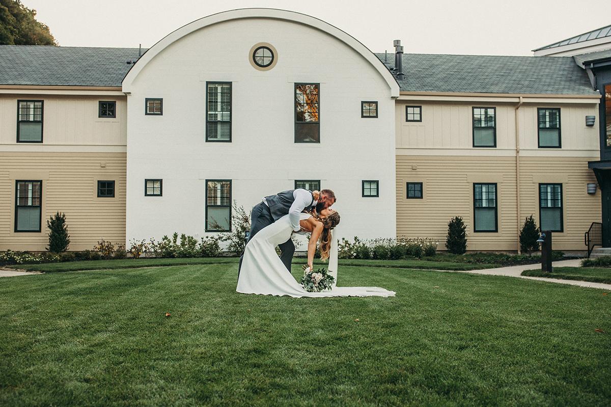 couple in courtyard