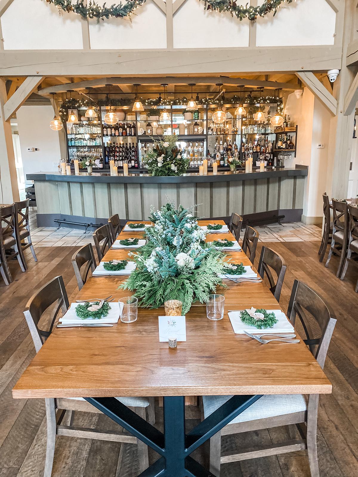 main dining area holiday
