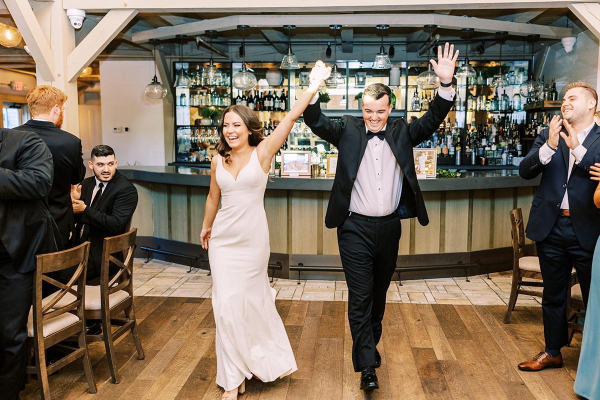 bride and groom entrance