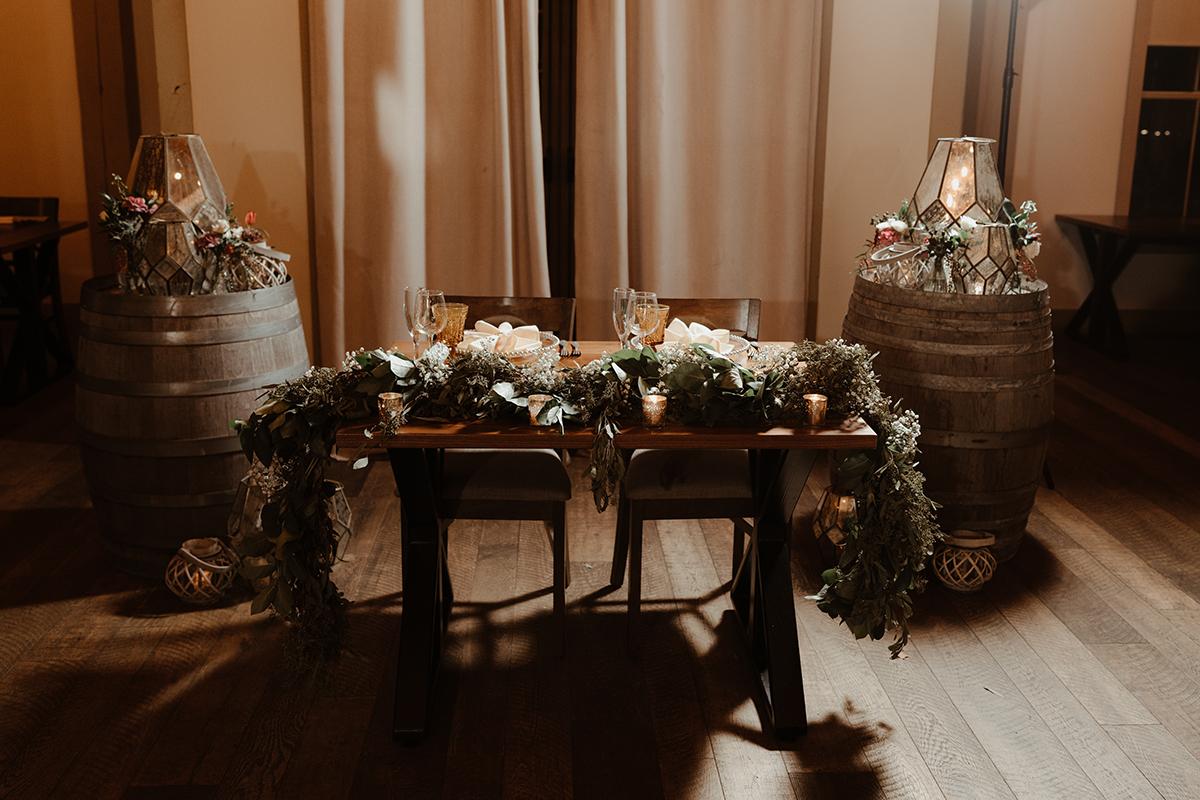 sweetheart table
