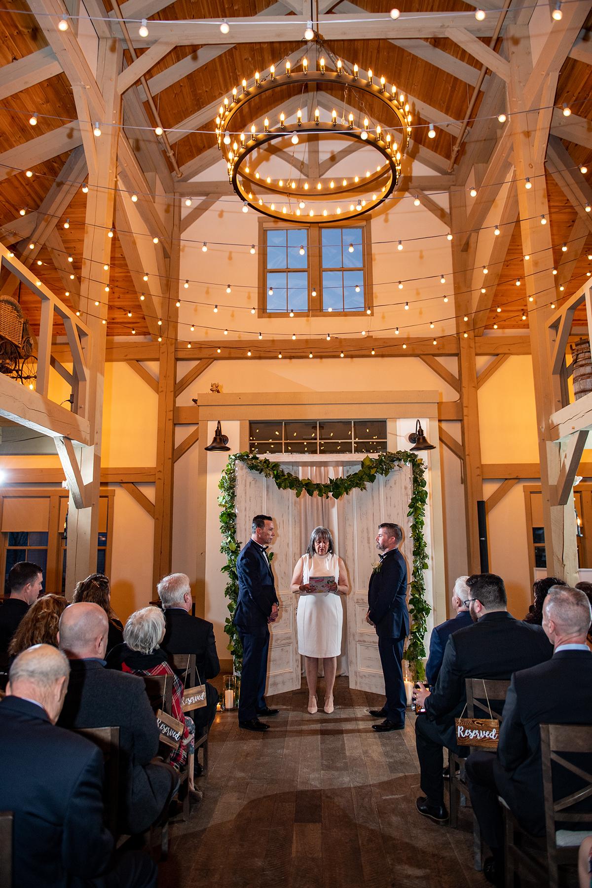 indoor ceremony