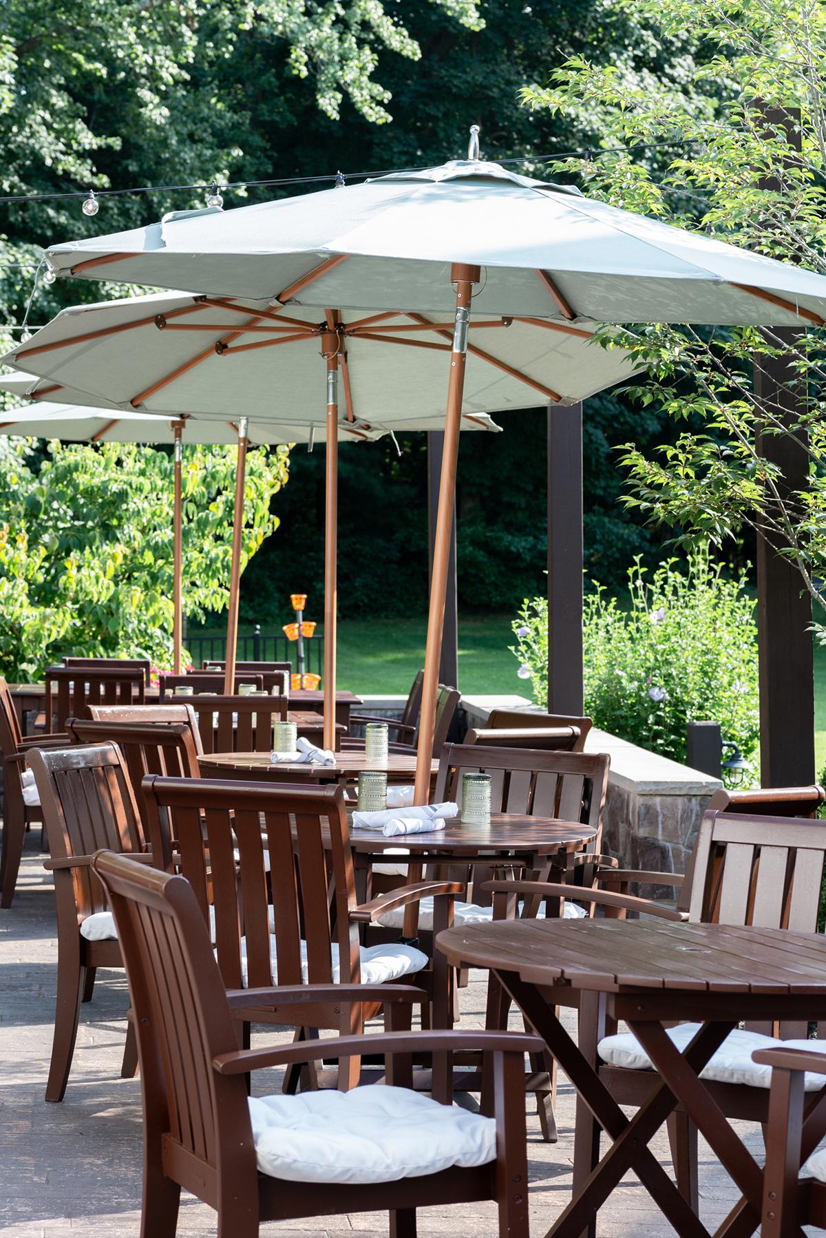 outdoor patio seating