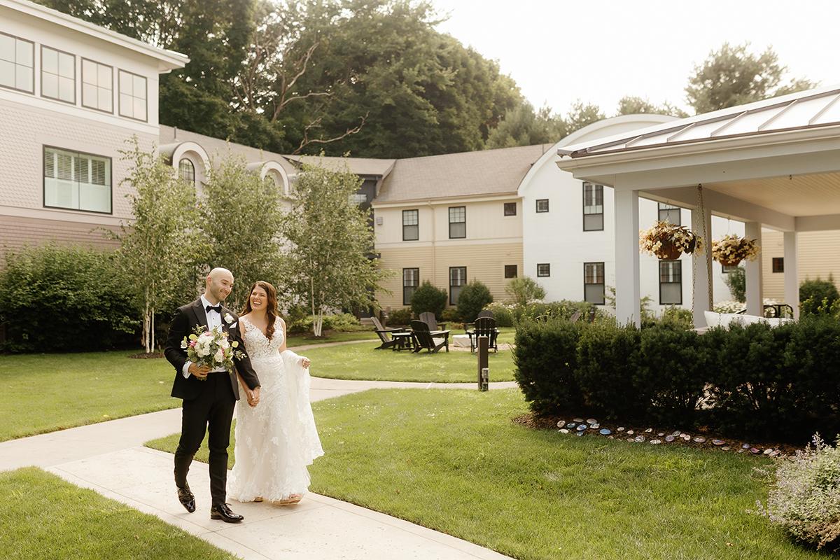 courtyard couple