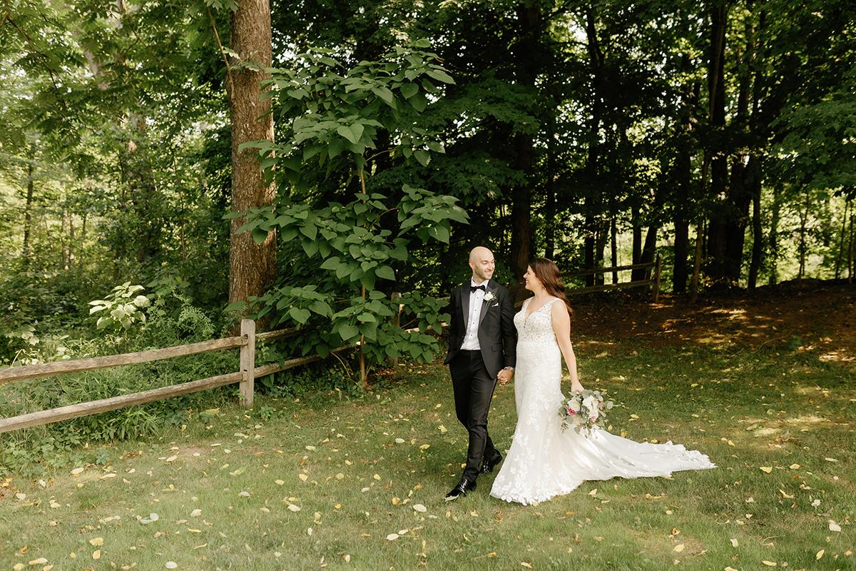 couple in woods
