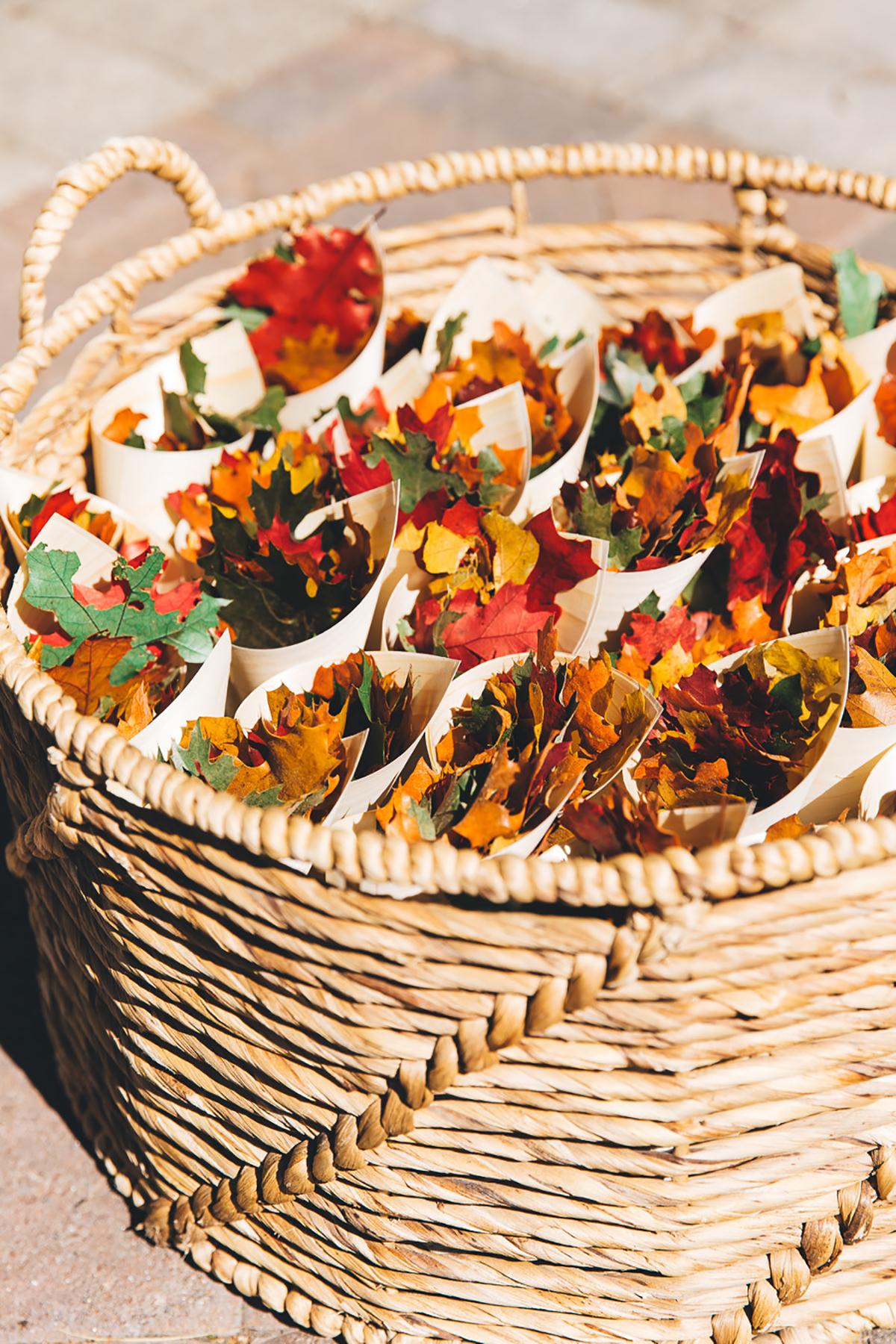 basket of leaves