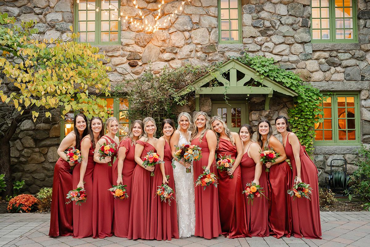fall bridesmaids dresses