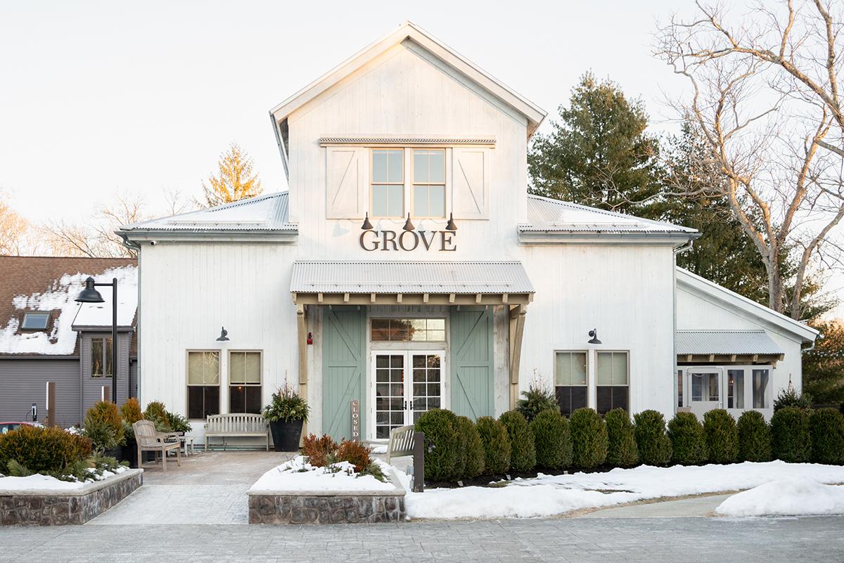 grove entrance winter